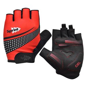 Black Half Finger Cycling Gloves Breathable Anti Slip Gel Palm Riding Gloves for Bicycle Outdoor Sports - Product Image 1