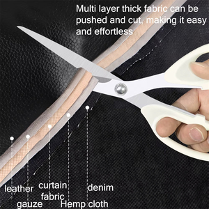 Tailor <b>Scissor</b> Professional High Quality Tailor <b>Scissors</b> Vintage Fabric Leather Cutter Craft <b>Scissors</b> <b>Sewing</b> Cutting Custom Logo - Product Image 4