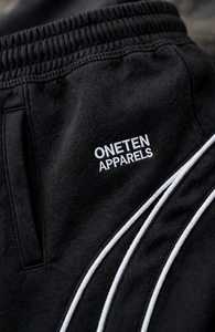 กางเกงวอร์มขายาวสีดำ ONETEN APPARELS เอวยางยืด แถบข้างลำตัว สไตล์ลำลอง กางเกงกีฬา ระบายอากาศได้ดี เป็นมิตรกับสิ่งแวดล้อม น้ำหนักเบา - Product Image 5