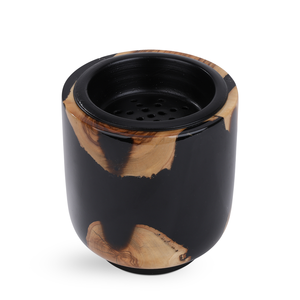 Meilleur brûleur d'encens Madkhan en époxy rouge et bois, résine parfumée pour la maison et les cadeaux - Product Image 1