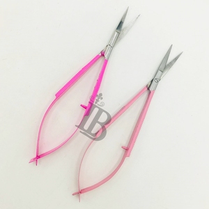 Top Deals Spring <b>Scissors</b> Stainless Steel Sustainable Spring <b>Scissors</b> Eyelash Eyebrow Curved Sharp Tip Makeup <b>Scissor</b> mink - Product Image 3