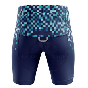 Vente directe d'usine, shorts de cyclisme pour hommes personnalisés avec logo, sans coutures, confortables, pour la salle de sport, les entraînements et les activités quotidiennes. - Product Image 2