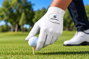 Guantes de Golf Personalizados de Cuero Genuino, Elásticos, Transpirables, de Dedo Completo, Antideslizantes, con Correa de Muñeca Ajustable para Deportes, Ciclismo y Uso al Aire Libre - Product Image 5