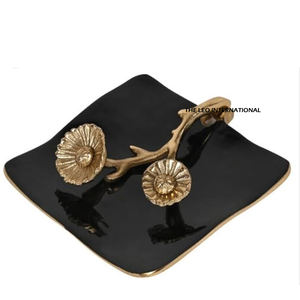 Anneau de serviette en laiton, accessoires de table en métal pour la maison, les hôtels, les restaurants, les banquets de mariage, forme de feuille - Product Image 6