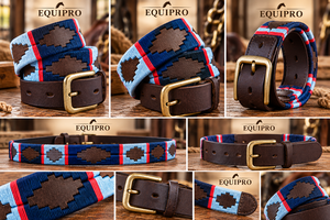 เข็มขัดถักแบบลำลอง Equipro สีน้ำเงิน สีแดง สีน้ำตาล หัวเข็มขัดรูปสี่เหลี่ยมผืนผ้า โลหะผสม เป็นมิตรกับสิ่งแวดล้อม ตกแต่งด้วยมือ ทนทาน ขนาด 3.5 ซม. 85-110 ซม. - Product Image 3