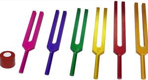 Solfeggio sacré : 6 diapasons colorés avec activateur et pochette - Réparation ADN - Bénédictions, miracles, réveil, libération. - Product Image 3