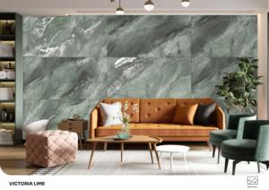 Azulejos de porcelana de superficie pegada de alta calidad y modernos, tamaño 600x1200, azulejos de gran tamaño para interiores premium. - Product Image 4