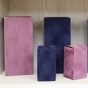 Tissu flocqué Pigpell en rayonne avec support tissé, 54 pouces, 70 yards, pour emballage de bijoux, PP79-15, violet - Product Image 4