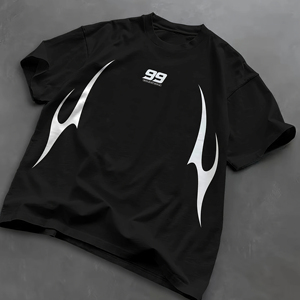 Camiseta Oversize de Marca Streetwear, 300 GSM, 100% Algodón Ecológico, Hombros Caídos, Corte Cuadrado, Impresión de Logotipo Personalizado, Fabricante de Camisetas - Product Image 1