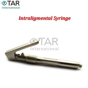 Jeringa Intraligamentaria Recta, Jeringa de Aspiración Dental, Jeringa Curva, Instrumentos Médicos de Anestesia, Instrumentos Quirúrgicos Dentales - Product Image 2