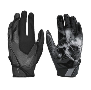 Unisex Full Finger <b>Sports</b> <b>Gloves</b> Black Sublimation Print Breathable Non-Slip Hook And Loop Closure Polyurethane Material - Product Image 1
