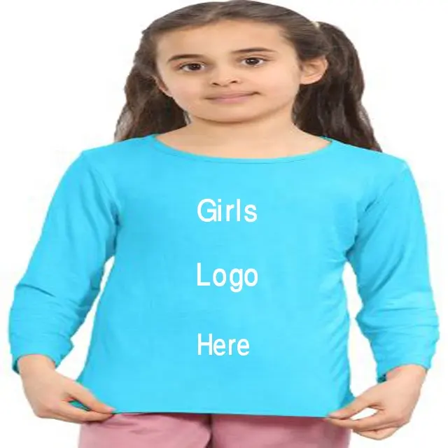 Abbigliamento personalizzato traspirante manica lunga abiti a blocchi di colore cotone ragazze lungo t-shirt set produttore da BD