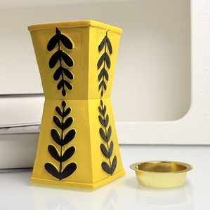 Brûleur à Bakhoor en résine jaune de luxe, Mabkhara, brûleur à encens arabe Oud, décoration parfumée pour la maison - Product Image 3