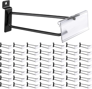 Carbon steel Metal Chrome Plated <b>Display</b> <b>Hook</b> Supermarket <b>Display</b> Price Tag <b>Hook</b> - Product Image 5