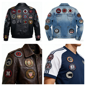 Custom Iron on Patches Circular Embroidered Patch Custom <b>clothing</b> Patch Badges for <b>Clothing</b> Jackets, Hats and Jeans - Product Image 3