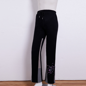 Pantalones Deportivos de Felpa para Mujer, Gruesos, de Color Sólido, Cómodos, Holgados, para Correr, Hacer Ejercicio, Entrenar, de Algodón, para Gimnasio - Product Image 2