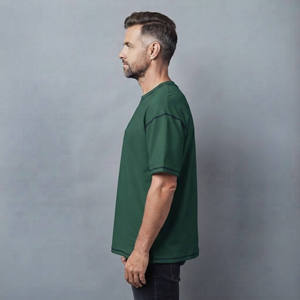 เสื้อยืดแขนสั้นไซส์ใหญ่คุณภาพสูงสำหรับผู้ชาย รุ่น Heavyweight Summer MadeLightweight เหมาะสำหรับฤดูร้อน - Product Image 3