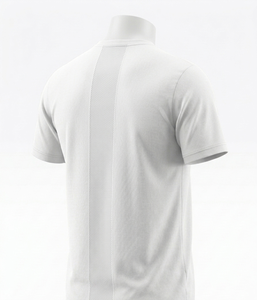 Super Quality Soccer Plain <b>White</b> Sublimation Breathable Short Sleeve Front Logo <b>Tee</b> Shirt 100% Polyester 160 Grams - Product Image 2