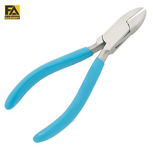 คีมตัดข้าง FA Najmmy สแตนเลส 3 นิ้ว ปากเรียบ ปลายแหลม ด้ามจับนุ่ม สีฟ้า สำหรับงาน DIY - Product Image 1