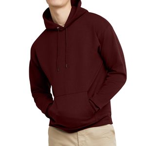Heavyweight Oversized Men's Printed Hoodie with Web Pattern Custom Embroidered Pullover Sweatshirt for Streetwear Daily Use - Product Image 1