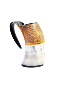แก้วน้ำทำจากเขาควายธรรมชาติแกะสลักด้วยมือ - Product Image 3