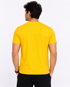T-shirt Homme Uni 100% Coton Tricoté 180 Grammes Respirant Anti-boulochage Col Rond Manches Courtes Coupe Droite Décontractée - Product Image 4