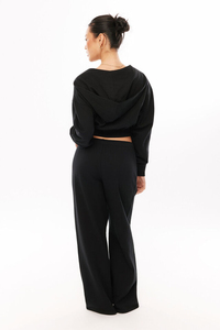 Camiseta Corta de Verano para Mujer, Tejida, de Manga Corta, Estilo Urbano, Sexy, con Capucha, Ajustada, Transpirable, Ecológica, con Estampado de Logotipo - Product Image 3
