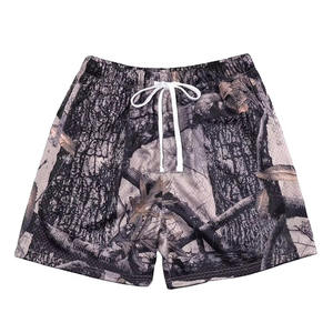 Pantalones Cortos Deportivos de Malla de Color Sólido, Casuales y a la Moda, para Entrenamiento en el Gimnasio y Ejercicio Diario, OEM ODM - Product Image 1