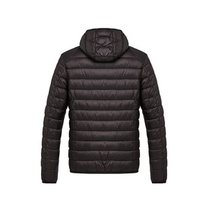 Chaqueta Cortavientos Personalizada para Hombre, Abrigo de Invierno, Chaqueta Ripstop con Capucha Cálida, Acolchado Grueso, Logotipo Frontal, Reversible, Ecológica - Product Image 3