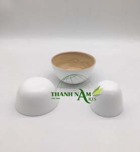 Juego de vajilla de bambú hilado orgánico de la mejor opción, cuencos de uso comercial saludables y ecológicos personalizados para regalos de pequeñas empresas - Product Image 1