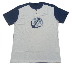T-shirt décontracté pour homme, imprimé, 100% coton, manches courtes, col rond, pour un usage quotidien en plein air - Product Image 3