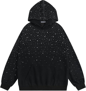 Adjustable Rate Men <b>Rhinestone</b> <b>Hoodies</b> Fully Customized Designs Top Trending Men <b>Rhinestone</b> <b>Hoodies</b> with Premium Quality - Product Image 1