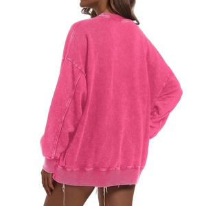 ผู้ผลิตเสื้อผ้า เสื้อฮู้ดดี้ผู้ชายผ้าฝ้ายหนาน้ำหนักมาก พิมพ์ลายนูน 3 มิติ แบบสั่งทำพิเศษ และเสื้อสเวตเชิ้ตคอกลม สไตล์สตรีทแวร์ - Product Image 2