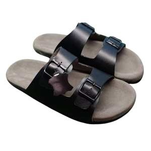Men Adjustable Outdoor Sandals Genuine Leather Round <b>Toe</b> Durable Comfort Footwear Global Export Quality Wholesale Manufacturer - Product Image 3
