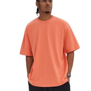Camiseta Deportiva de Manga Corta para Hombre, de Algodón Tejido, Oversize, Lisa, Transpirable, Negra - Product Image 5