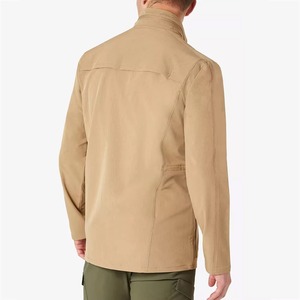 Custom Stylish Streetwear Winter 100% Cotton <b>Canvas</b> <b>Jackets</b> with Mandarin Collar Cotton <b>Canvas</b> <b>Jacket</b> - Product Image 3