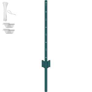 Confezione da 10 Pali in Acciaio a U da 3 Piedi per Recinzioni, Robusti Pali Metallici per Giardino, Cortile, Prato e Fattorie - 3 Piedi - Product Image 2