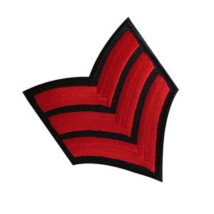Custom Reflective <b>Safety</b> <b>Pin</b> Embroidered Logo Patches High Quality Fabric <b>Pin</b> on Badges for Uniform Accessories Wholesale - Product Image 3