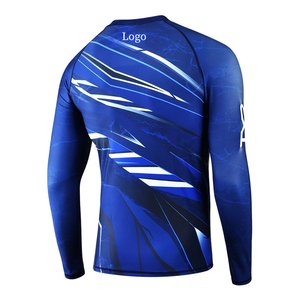Maillot de bain homme en polyester et élasthanne 220g, anti-bactérien, respirant, UPF50, manches longues, personnalisé, OEM, vente en gros - Product Image 6