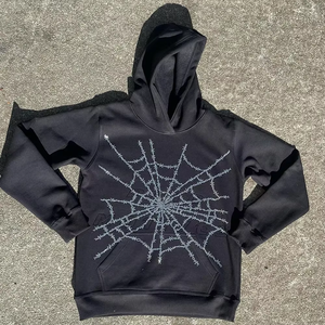 Custom Blank Heavyweight Hoodie 100% Cotton Pullover Sweatshirt with Kangaroo Pocket Private Label Wholesale Manufacturer - Product Image 4