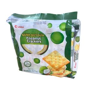 ขนมมะพร้าวกรอบ 220 กรัม ขนมหวานรูปทรงสี่เหลี่ยม ผู้ผลิต ODM จากเวียดนาม - Product Image 2