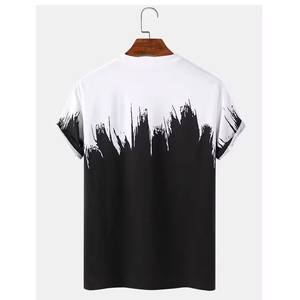 Meilleurs articles pour hommes : Nouveaux t-shirts unisexes surdimensionnés en maille imprimés par sérigraphie, respirants, style été, service OEM - Product Image 5