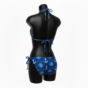 Conjunto de Bikini OEM ODM, Diseño Personalizado, Tela Elástica de Secado Rápido, Ropa de Playa Premium, Suministro Directo de Fábrica - Product Image 3