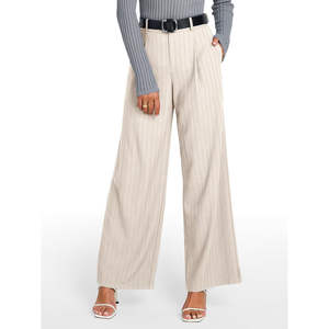 กางเกงขายาวทรงกระบอกเอวสูงสำหรับผู้หญิง รุ่นใหม่ทันสมัย ระบายอากาศได้ดี เหมาะสำหรับทำงาน รับผลิตแบบ OEM ODM - Product Image 1