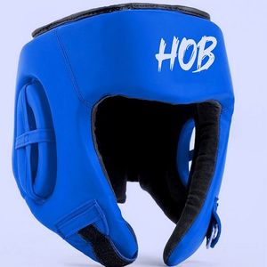 Protector de Cabeza para Boxeo HOB, Cuero PU, Negro y Blanco, Casco Protector Facial Completo, Unisex, Equipo Deportivo para Adultos - Product Image 4