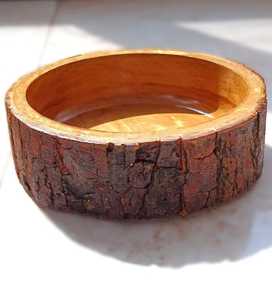 Bols ronds en bois faits à la main, décoration d'intérieur en bois naturel, ensemble de récipients rustiques - Product Image 2