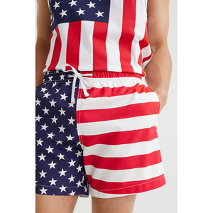 Wholesale Quick Dry Windproof <b>Men's</b> Swimming <b>Trunks</b> Beach Board Shorts Swimwear Custom Logo Printed Joggers 100% Polyester - Product Image 3