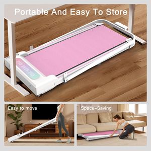 Portable 2-in-1 Desk Treadmill with LED Display and Remote Control <b>Walking</b> Jogging <b>Machine</b> for Home Use - Product Image 4