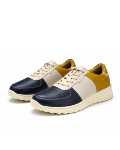 Zapatillas Deportivas de Piel Genuina Ligeras para Mujer, Diseño de Plataforma con Cordones, Transpirables, de Moda - Product Image 1