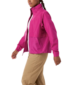 <b>Waterproof</b> Outdoor Hooded Windbreaker <b>Jacket</b> for <b>Women</b> Casual Plain Ladies Windbreaker <b>Jackets</b> - Product Image 3